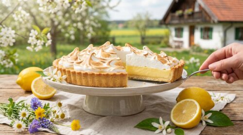 Frisch und knusprig: Die Zitronen-Baiser-Tarte weckt im Frühling Ihre Sinne