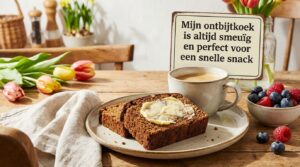 Mein Frühstückskuchen ist stets saftig und ideal für einen schnellen Imbiss