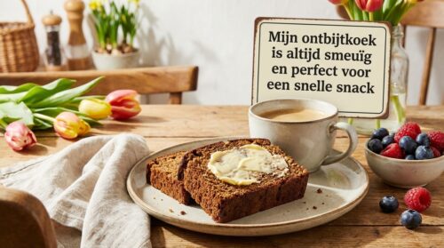 Mein Frühstückskuchen ist stets saftig und ideal für einen schnellen Imbiss