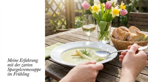 Meine Erfahrung mit der zarten Spargelcremesuppe im Frühling