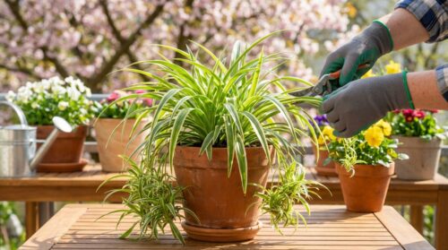 Spinnenpflanze im Frühling: 6 Tipps für dichtes Grün bis zum Sommer beachten