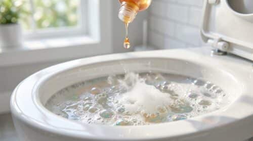 Wie ein einziger Tropfen Spülmittel in der Toilette unerwartet Großes bewirkt